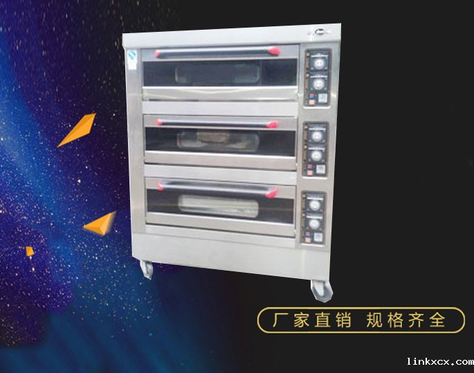 三层六盘电烤箱