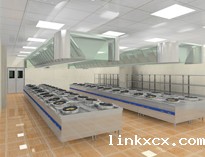 大型学校食堂厨房设备公司告诉你商用厨房必须具备的因素以及职能部门