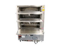 成都蒸饭柜厂家告诉你燃气三门海鲜蒸柜的使用流程