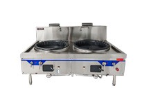 新款节能双大锅灶